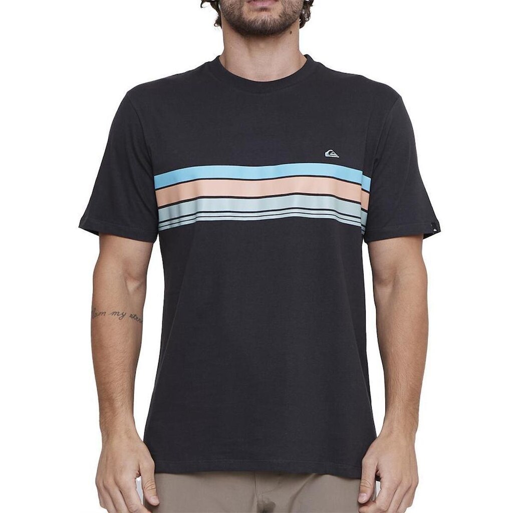 Camiseta Quiksilver Everyday Stripe SM25 Masculina