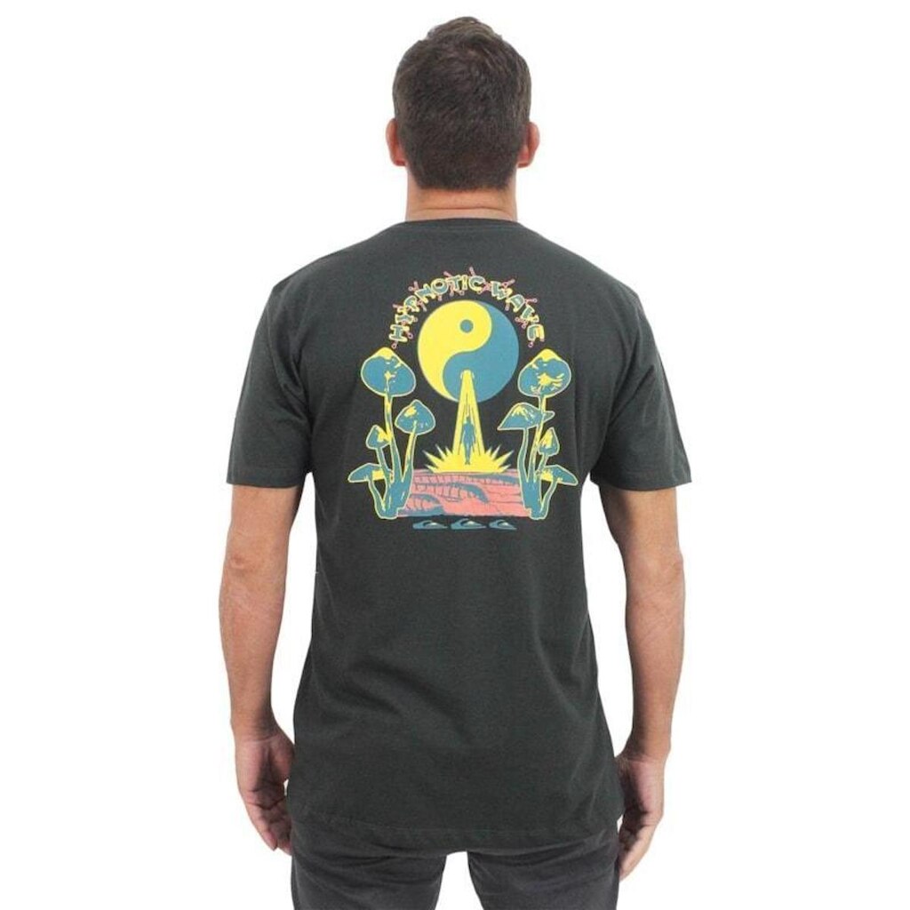 Camiseta Quiksilver Hypnotic Wave Dark Gray