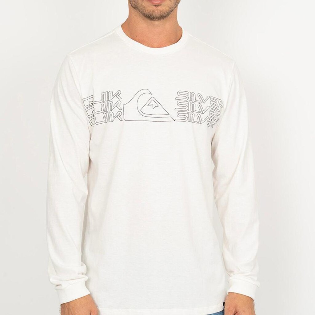 Camiseta Quiksilver Manga Longa Big Block WT26