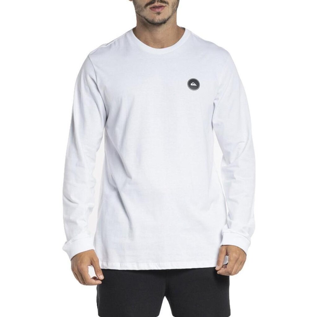 Camiseta Quiksilver Manga Longa Transfer Round WT23