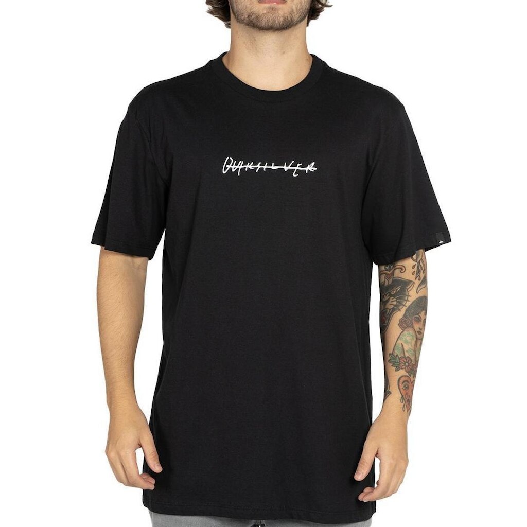 Camiseta Quiksilver Rushed Logo DNA WT25 Masculina