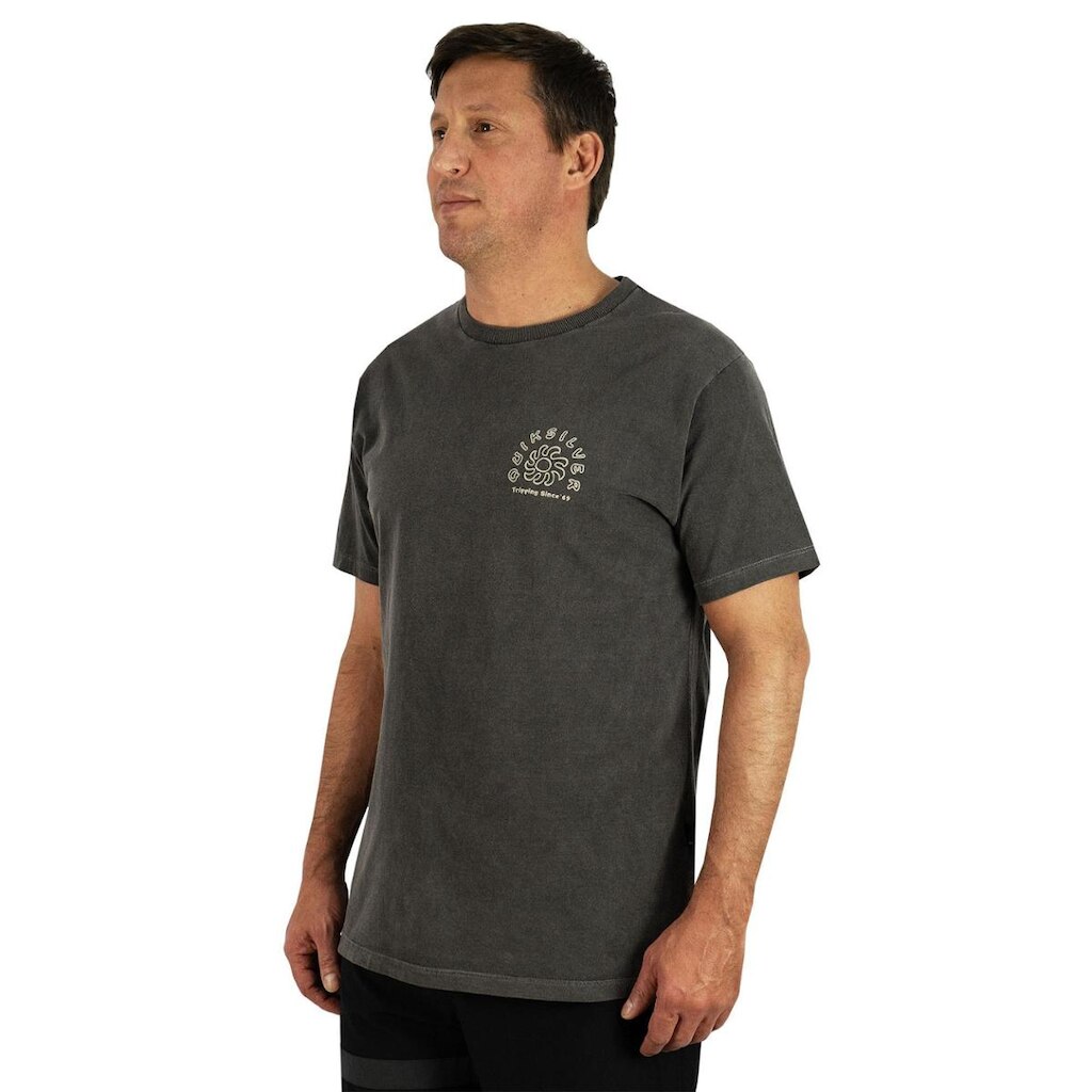 Camiseta Quiksilver Sunset Island Dark Gray