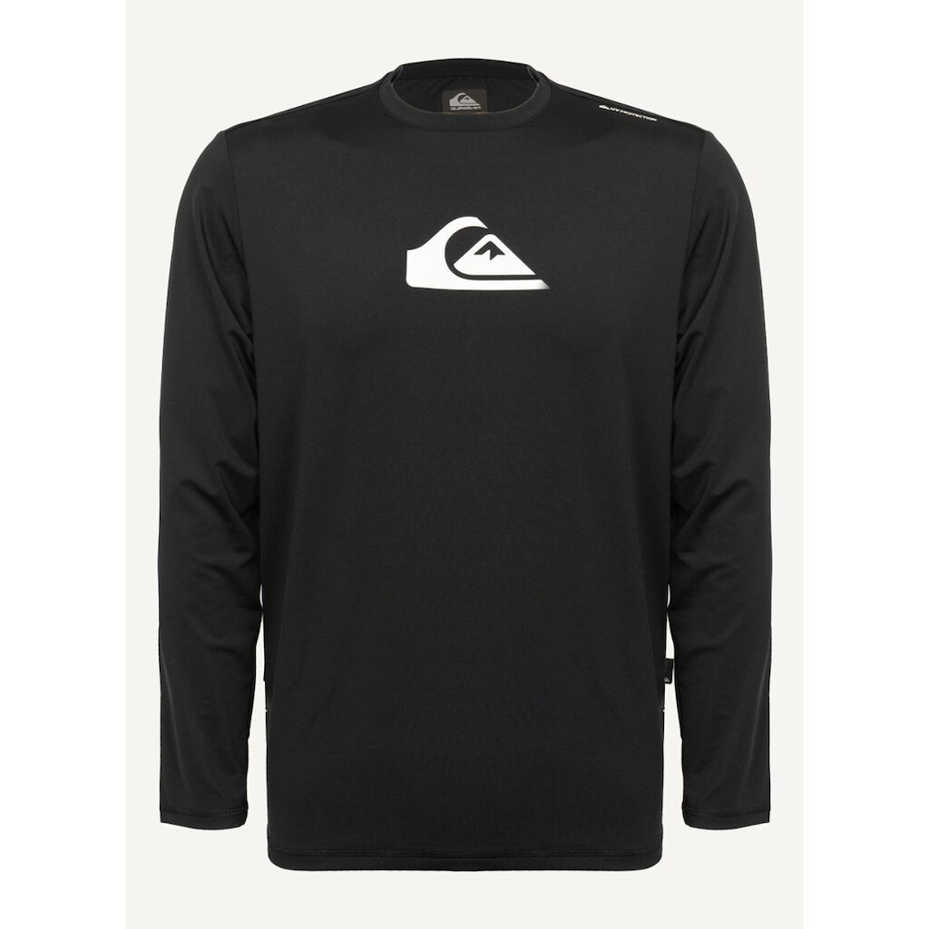 Camiseta Quiksilver Surf M/L Solid Streak Preto
