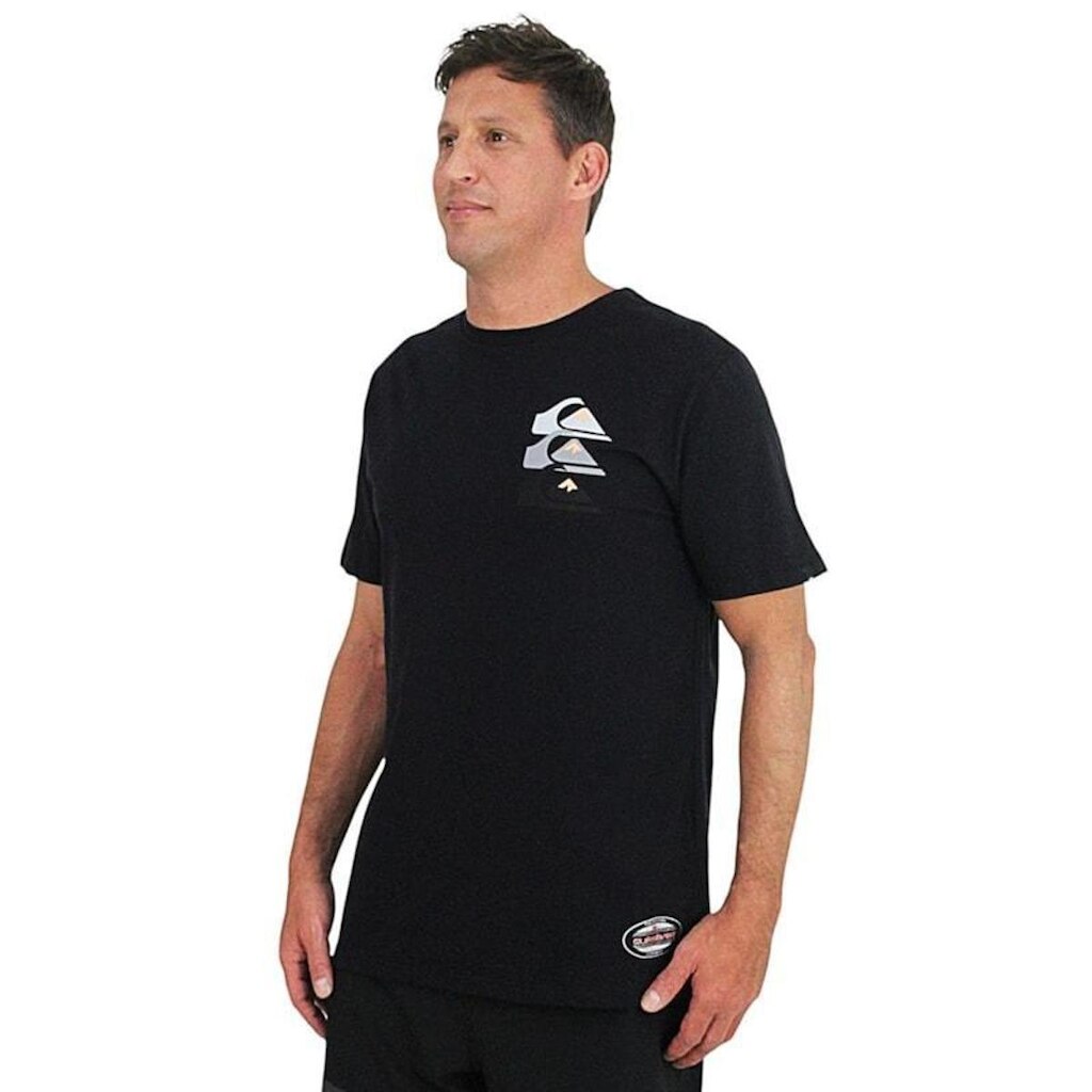 Camiseta Quiksilver Three Logo Black