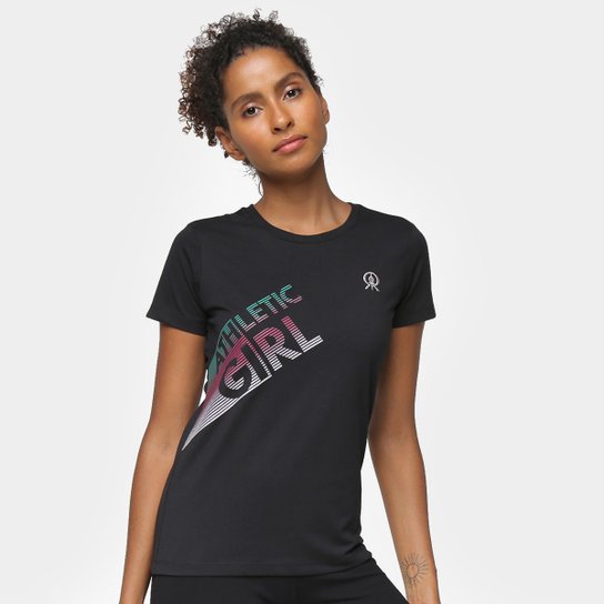 Camiseta Rainha Soft Feminina - Preto Menor preço em Camiseta Rainha Soft Feminina - Preto