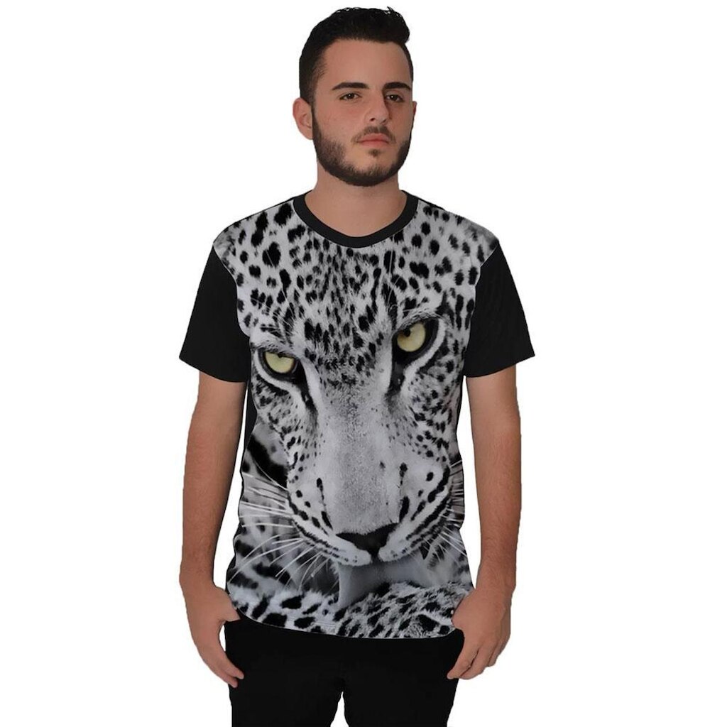 Camiseta Ramavi Onça Preto