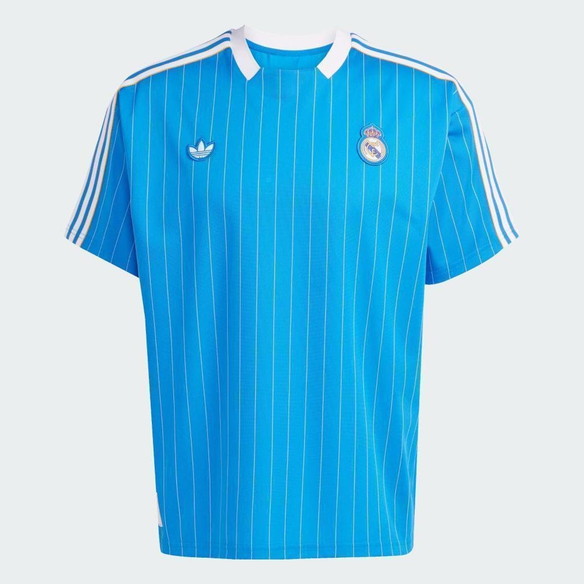 Camiseta Real Madrid Adidas Terrace Icons Jersey - Azul+Branco