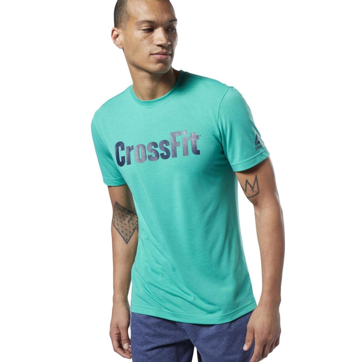 Camisetas reebok crossfit verdes Clearance