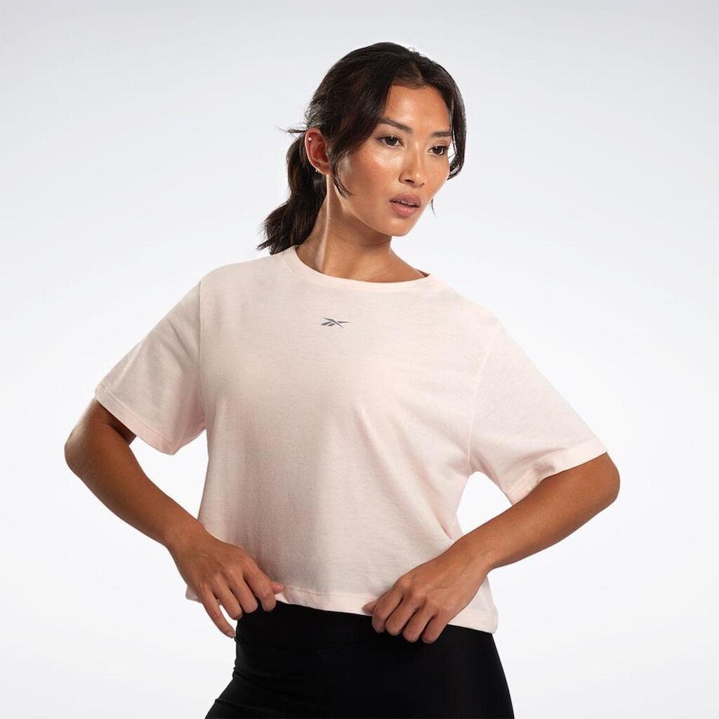 Camiseta Reebok Train Cropped Feminina