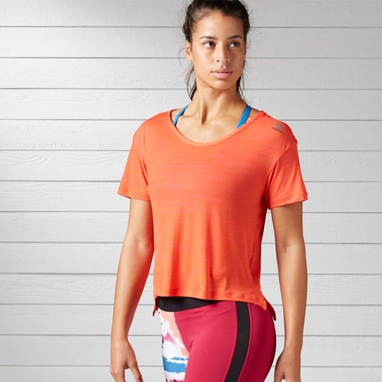 Camiseta Reebok Wor Activchill - Laranja