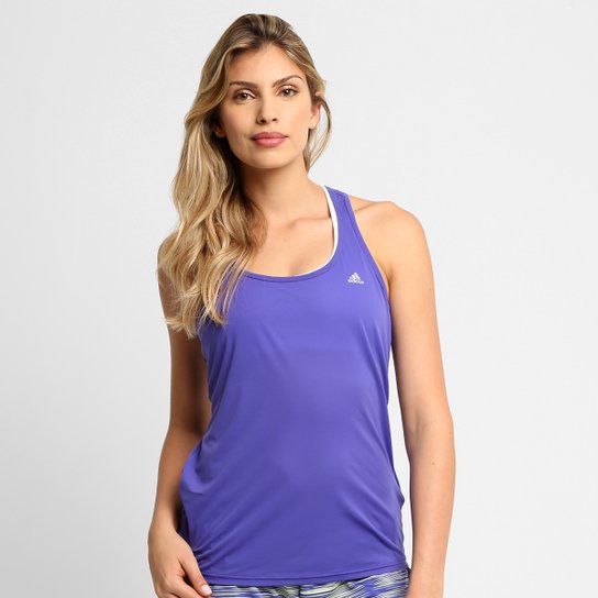 Camiseta Regata Adidas ESS Clima LW Feminina - Lilás