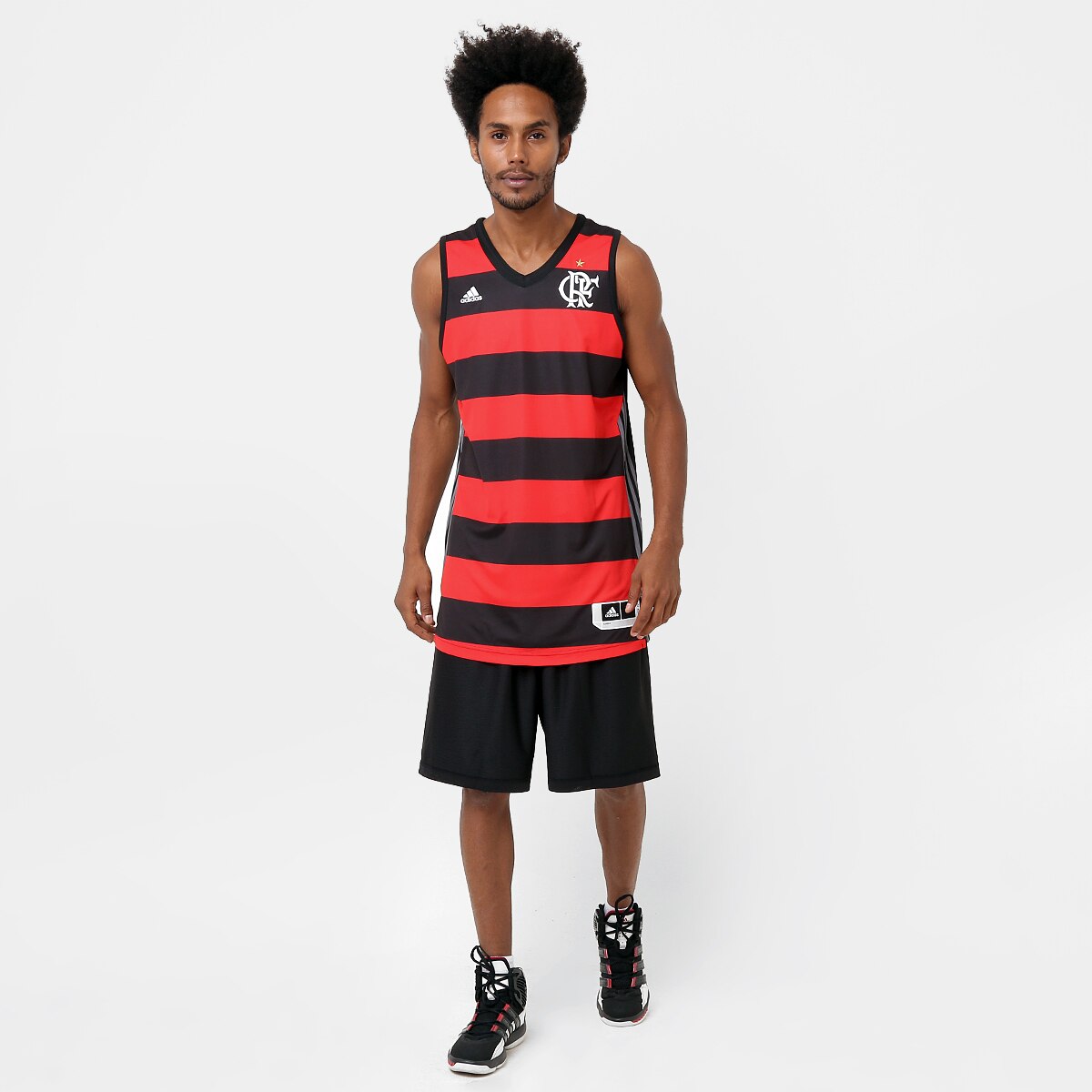 camisa sem manga do flamengo