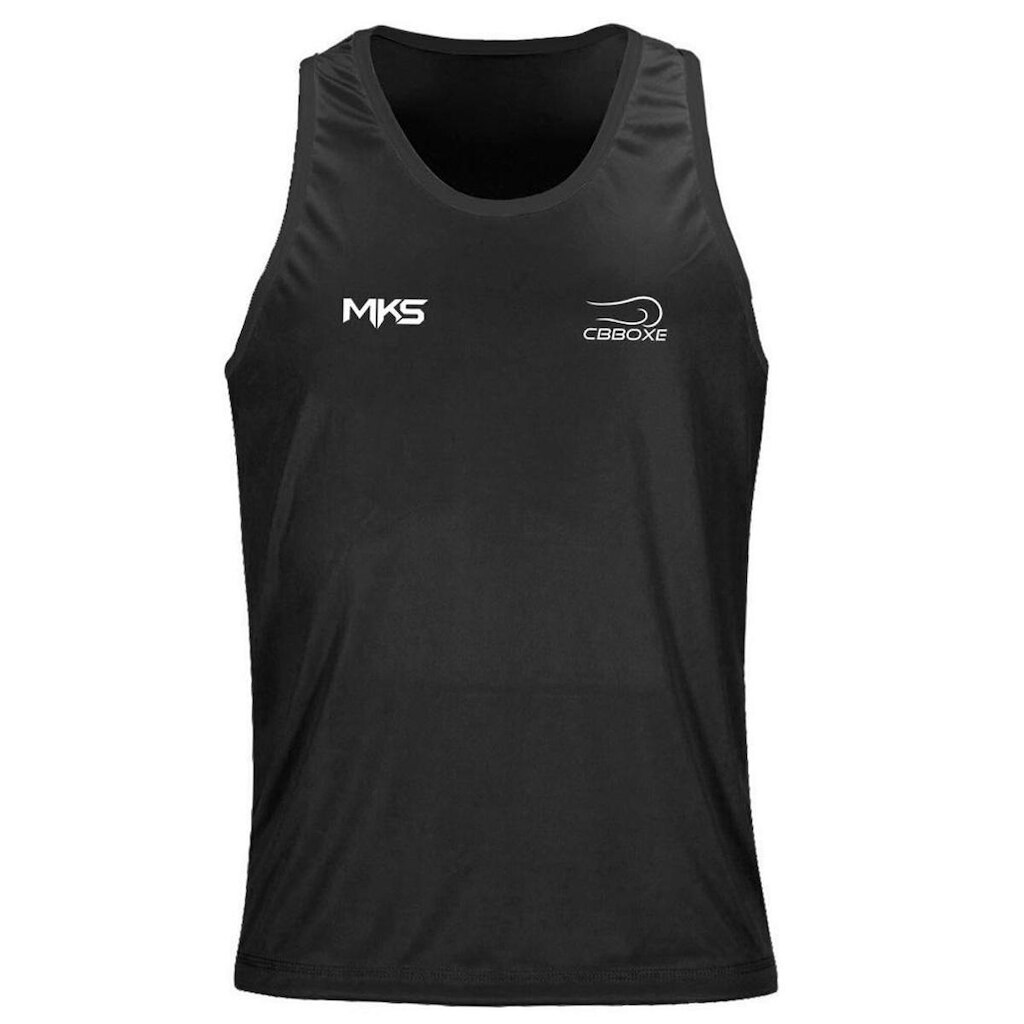 Camiseta Regata Boxe MKS Pro Dry CBBOXE Oficial