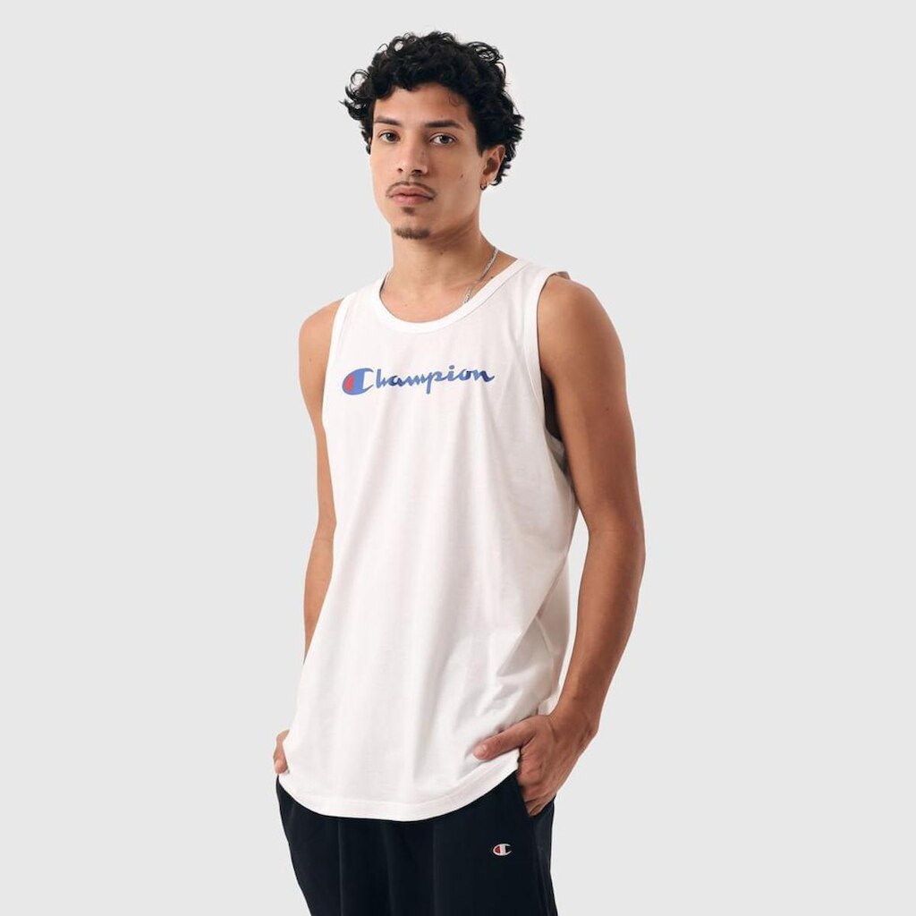 CAMISETA REGATA CHAMPION ATHLETIC SCRIPT LOGO INK