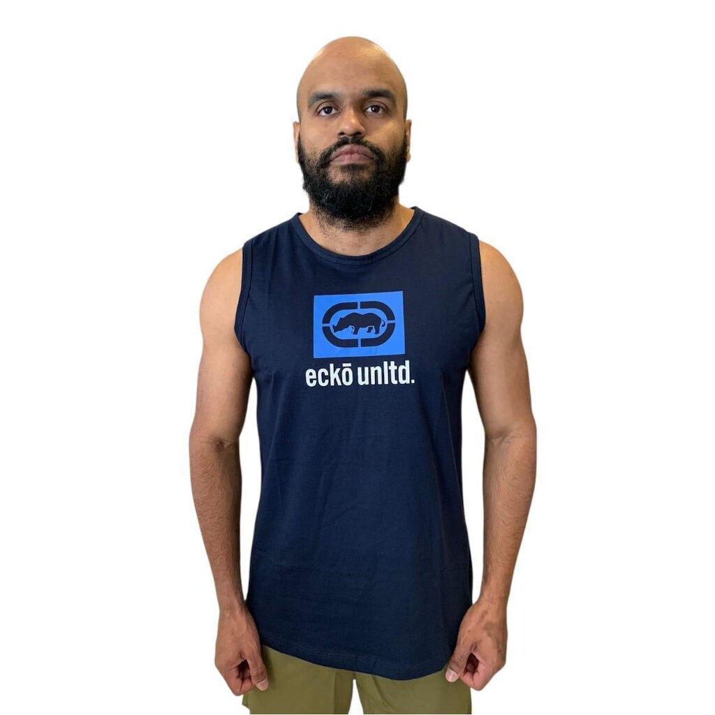 Camiseta Regata Ecko Unltd Guide Machão Masculina Original
