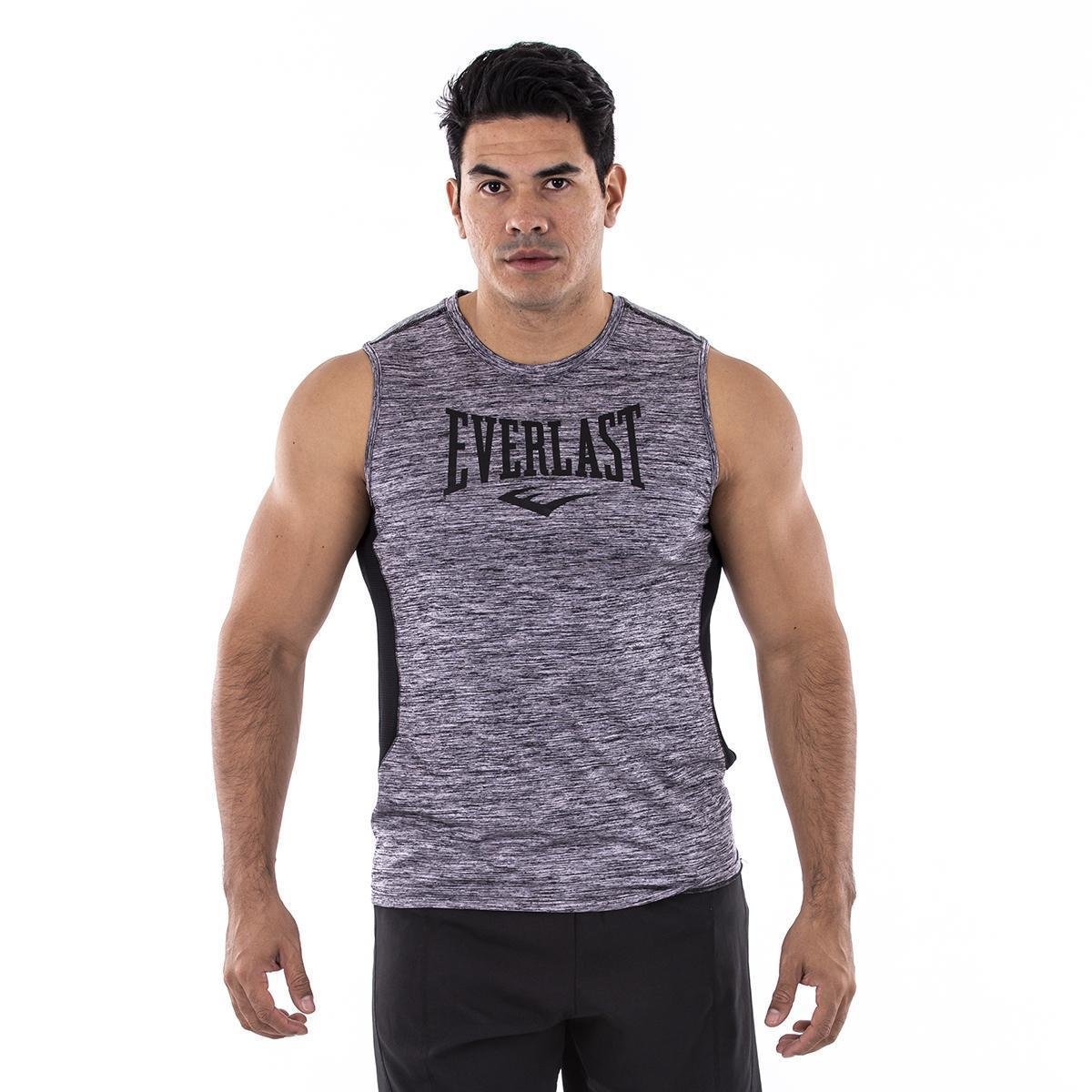 Camiseta Regata Everlast Masc Cinza Menor preço em Camiseta Regata Everlast Masc Cinza