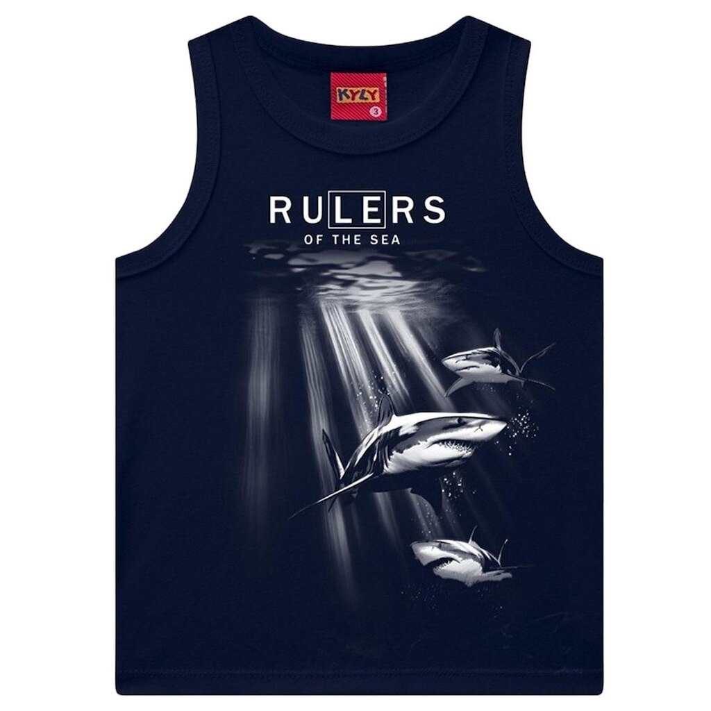 Camiseta Regata Kyly 1001354 Juvenil Estampada Algodão T. 10/14