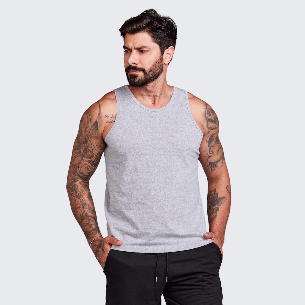 Camiseta Regata Masculina 100% Agodão