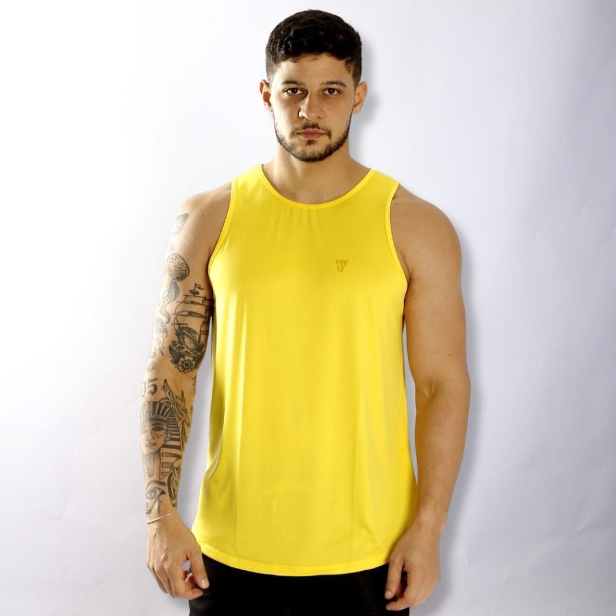 Camiseta Regata Masculina Treino Dry Academia Lisa Premium Menor preço em Camiseta Regata Masculina Treino Dry Academia Lisa Premium