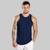 Camiseta Regata Masculina Treino Dry Lisa Básica Academia - Azul