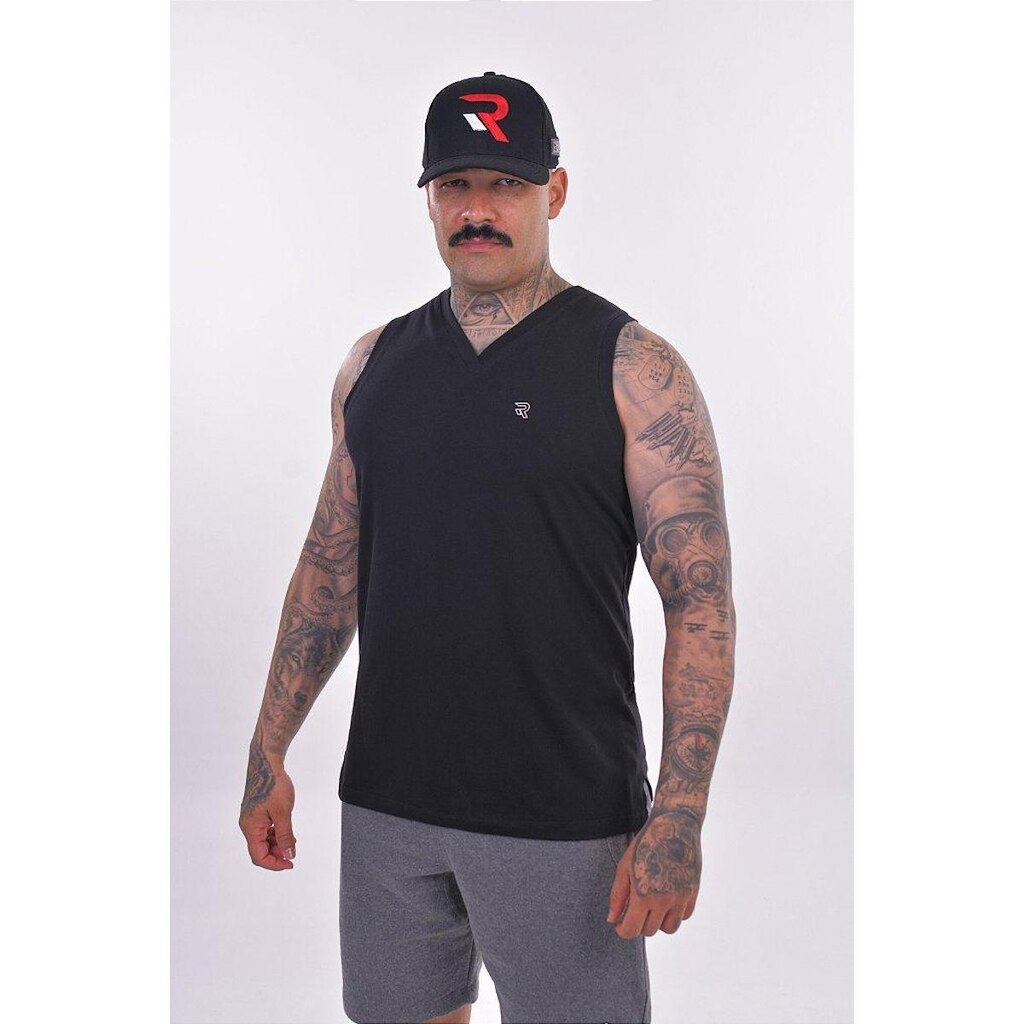 CAMISETA REGATA PRO ROUND PRETA