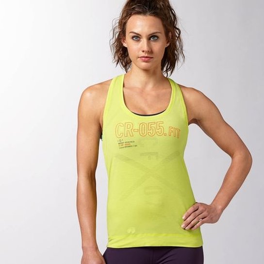 Camiseta Regata Reebok CF Tank - Amarelo