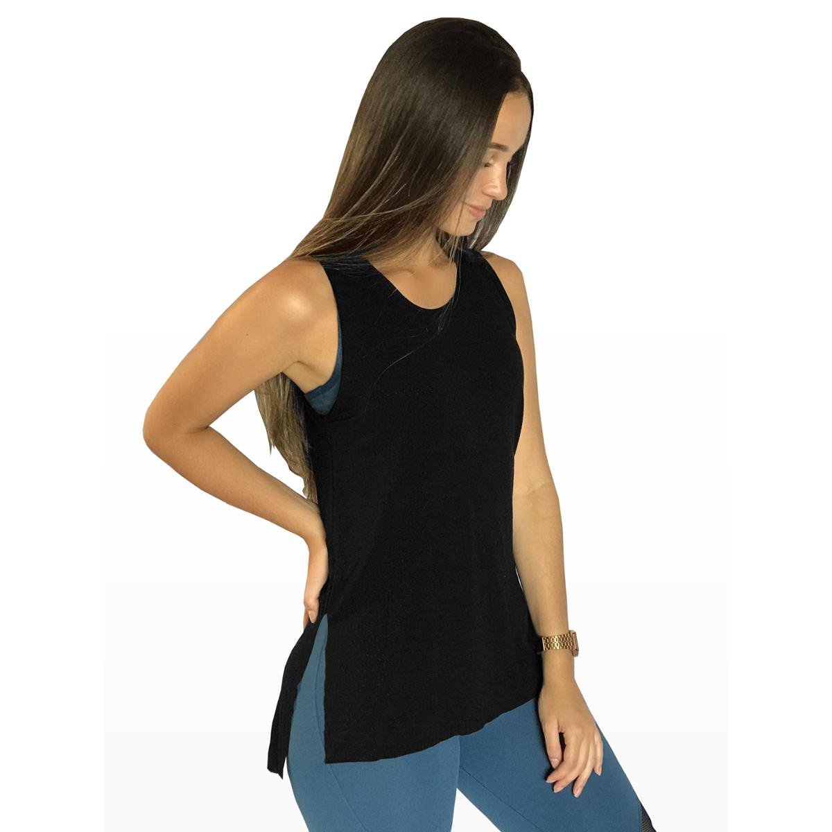 Camiseta Regata Zss Fitness Long Feminina Tapa Bumbum Menor preço em Camiseta Regata Zss Fitness Long Feminina Tapa Bumbum