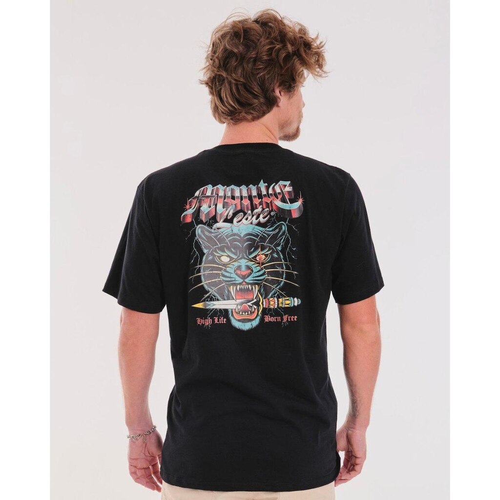 Camiseta Regular Estampada - Born Free Masculina
