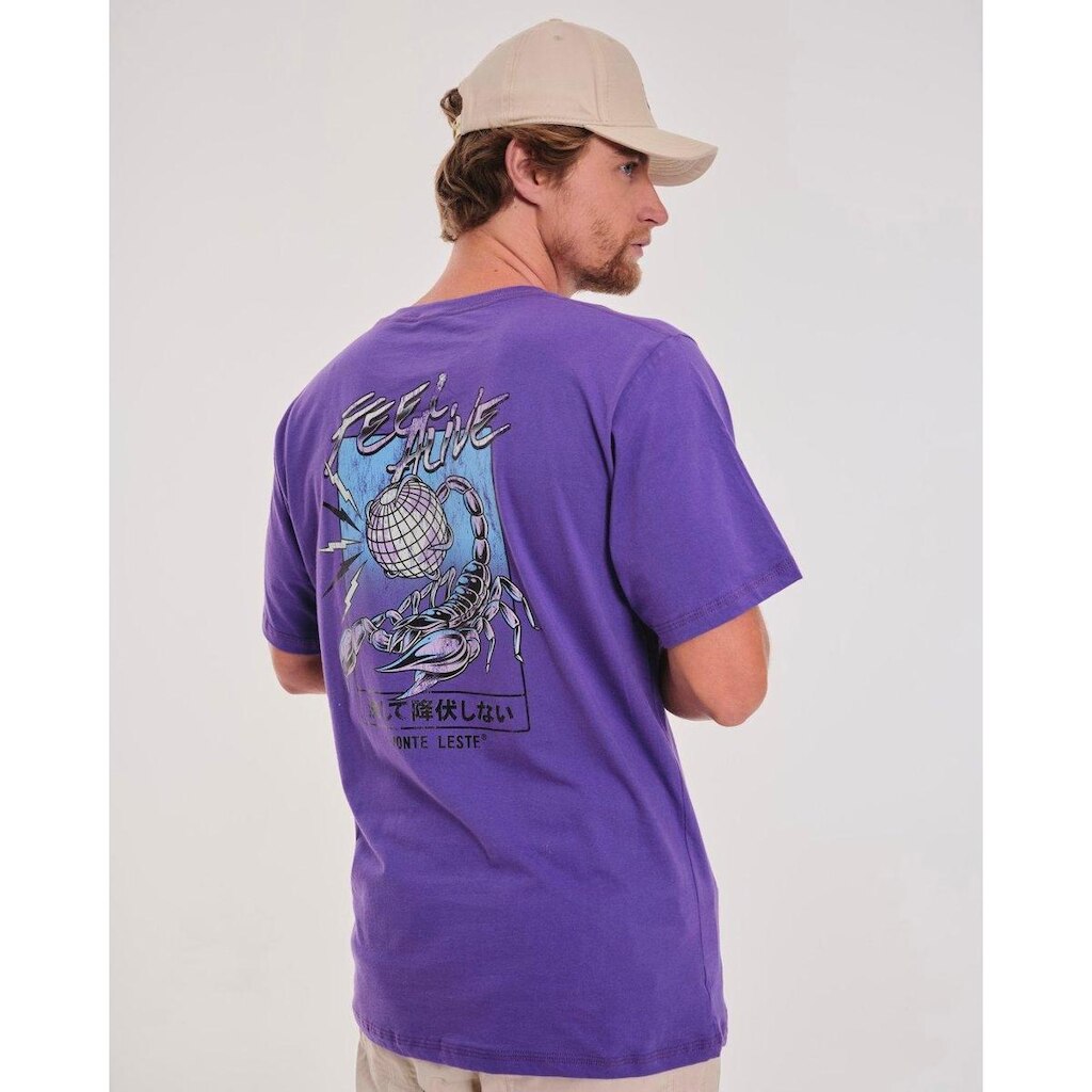 Camiseta Regular Estampada - Feel Alive Masculina