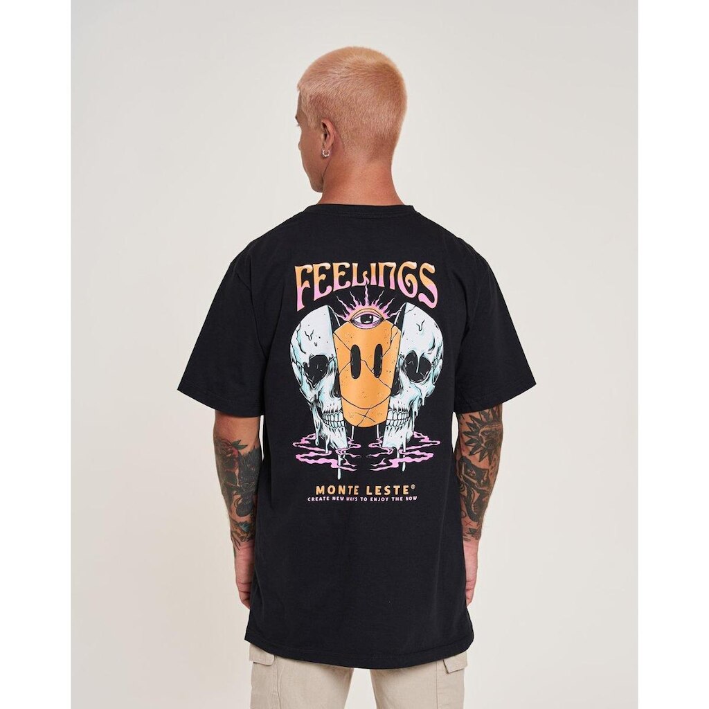 Camiseta Regular Estampada - Feelings Masculina