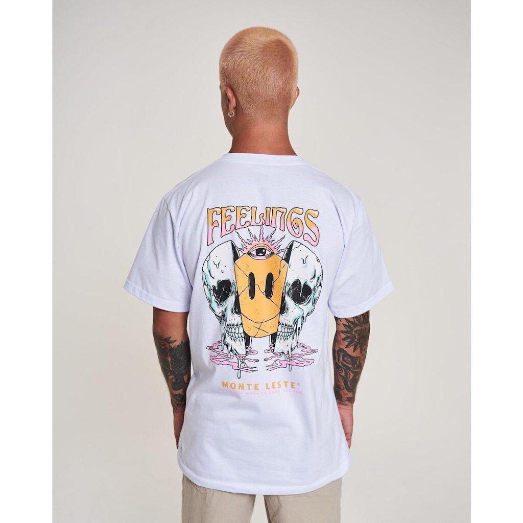 Camiseta Regular Estampada - Feelings Masculina