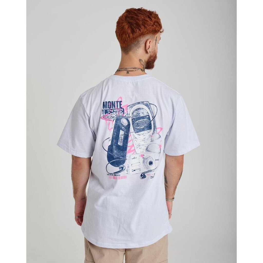 Camiseta Regular Estampada - Memories Masculino