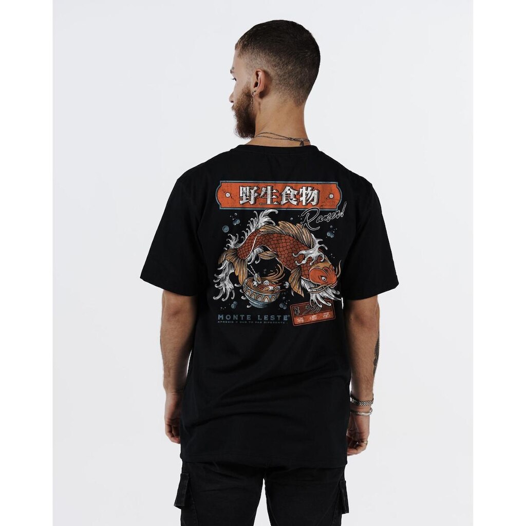 Camiseta Regular Estampada - Ramen Masculina