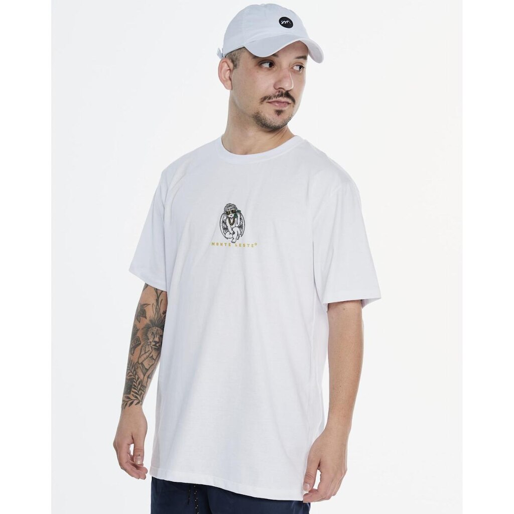 Camiseta Regular Estampada - Segundo Anjo Masculina