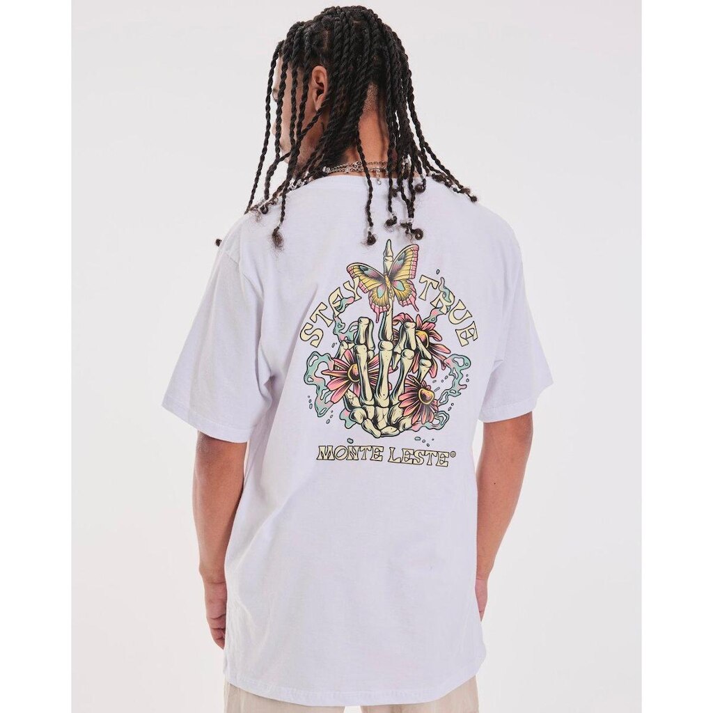 Camiseta Regular Estampada - True Masculina