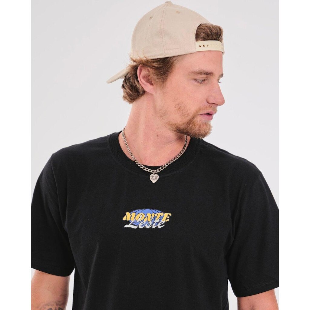 Camiseta Regular Estampada - Worldwide Masculina
