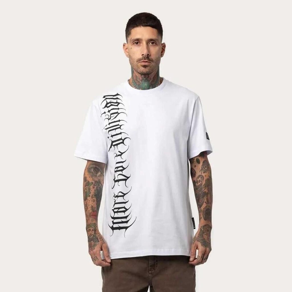 Camiseta Regular MCD Caligrafitti Branco GG