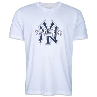 Camiseta Regular Mlb New York Yankees Back To School Manga Curta New Era Masculino