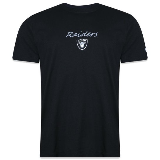 CAMISETA REGULAR NFL LAS VEGAS RAIDERS CLASSIC MANGA CURTA PRETA PRETO NEW ERA - Preto Menor preço em CAMISETA REGULAR NFL LAS VEGAS RAIDERS CLASSIC MANGA CURTA PRETA PRETO NEW ERA - Preto