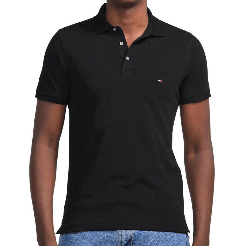 Camiseta  Regular Polo Tommy Hilfiger 1985 Preto