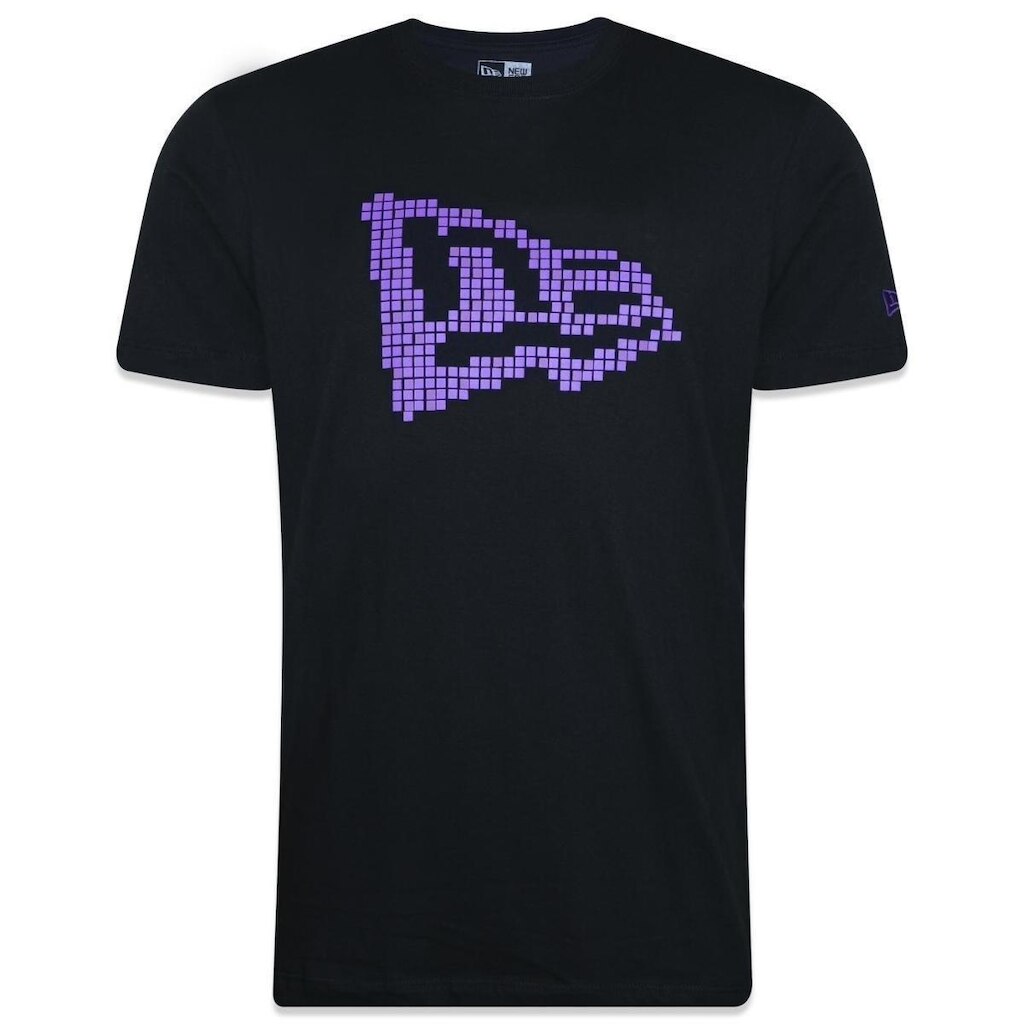 CAMISETA REGULAR TECNOLOGIC MANGA CURTA PRETA PRETO NEW ERA