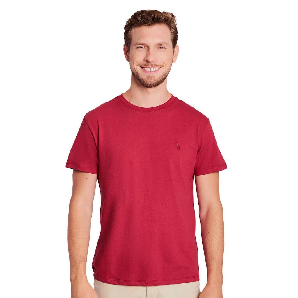 Camiseta Reserva Masculina Basic Woodpecker Bordô