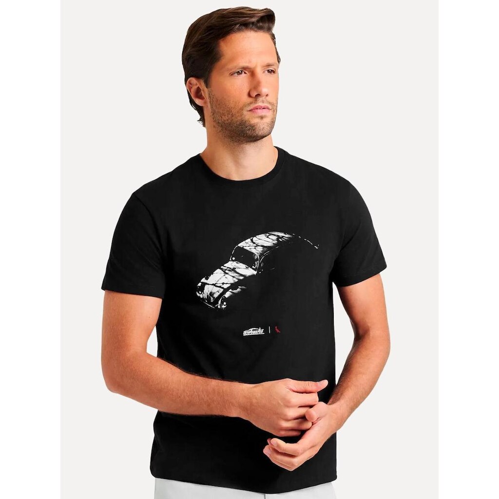 Camiseta Reserva Masculina Regular Fusca Preta