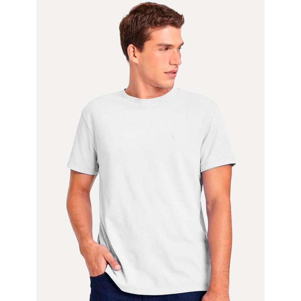 Camiseta Reserva Masculina Regular Mescla Touch Branca