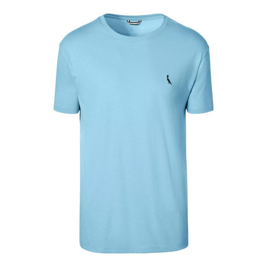 Camiseta Reserva Regular Careca Masculino Azul Claro Turques