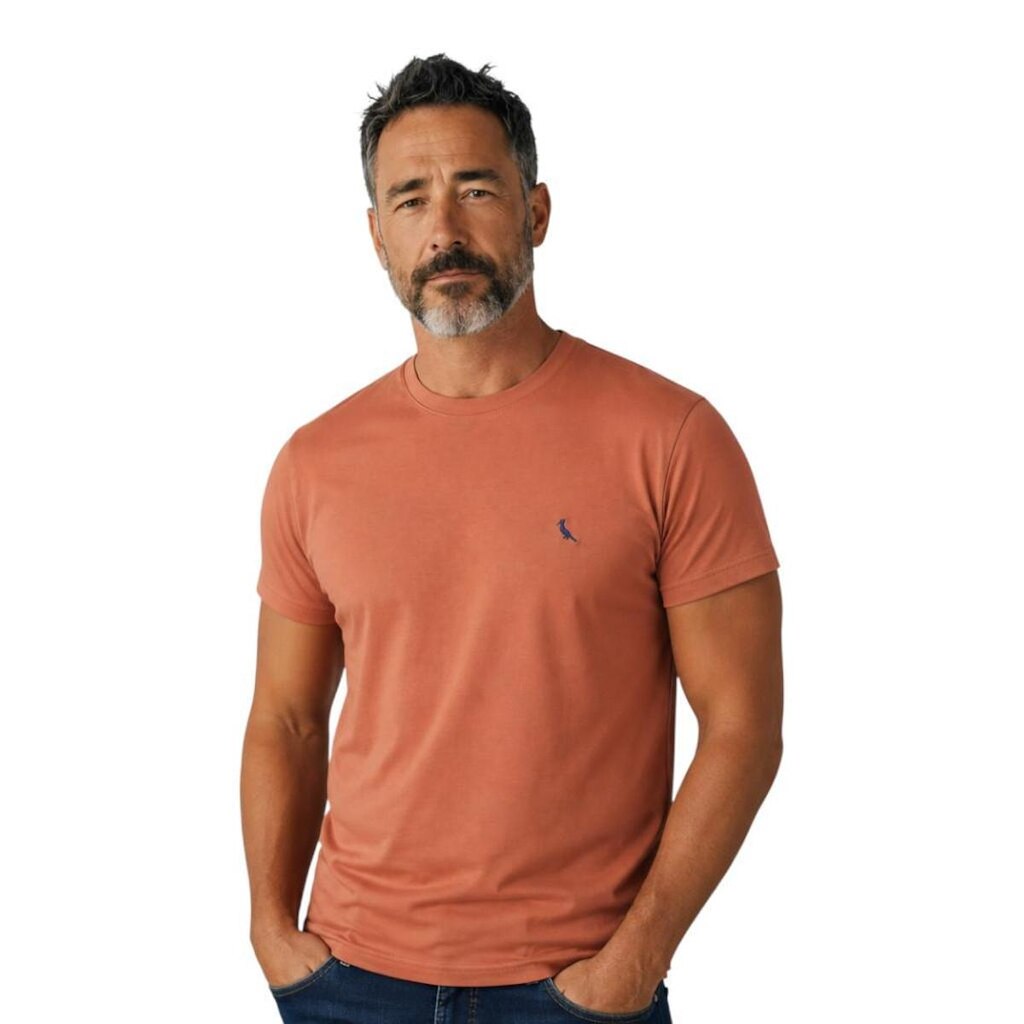 Camiseta Reserva Regular Careca Masculino Verde Musgo