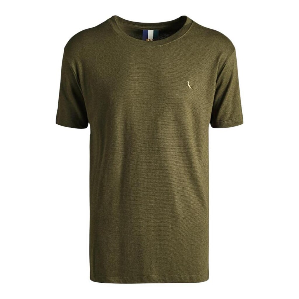Camiseta Reserva Regular Masculino Linho Natural