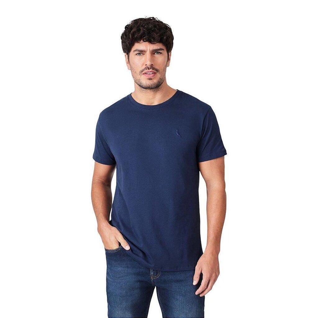 Camiseta Reserva Slim Careca Masculino Verde Floresta