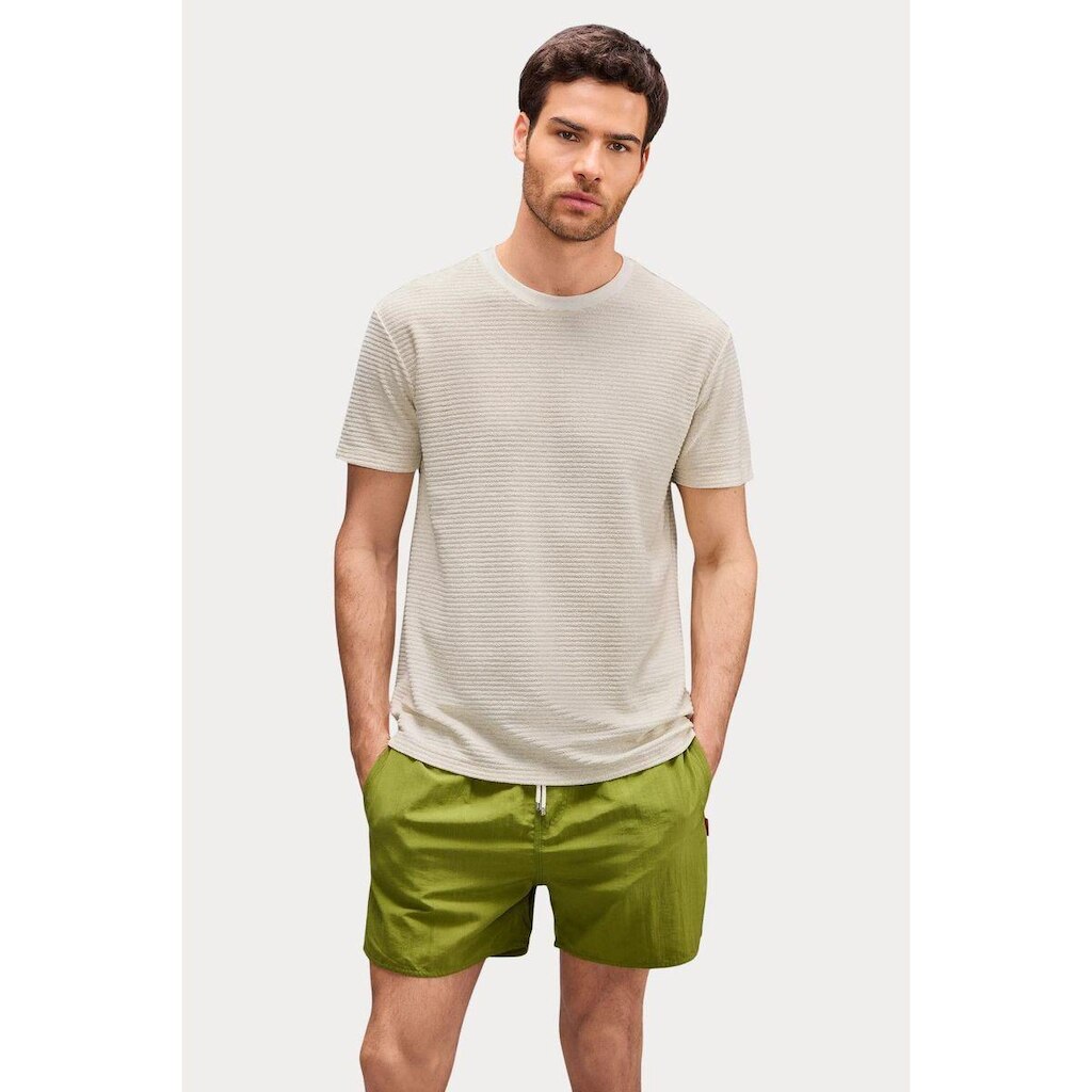 Camiseta Reserva Texturizada Listrado Oliveiras