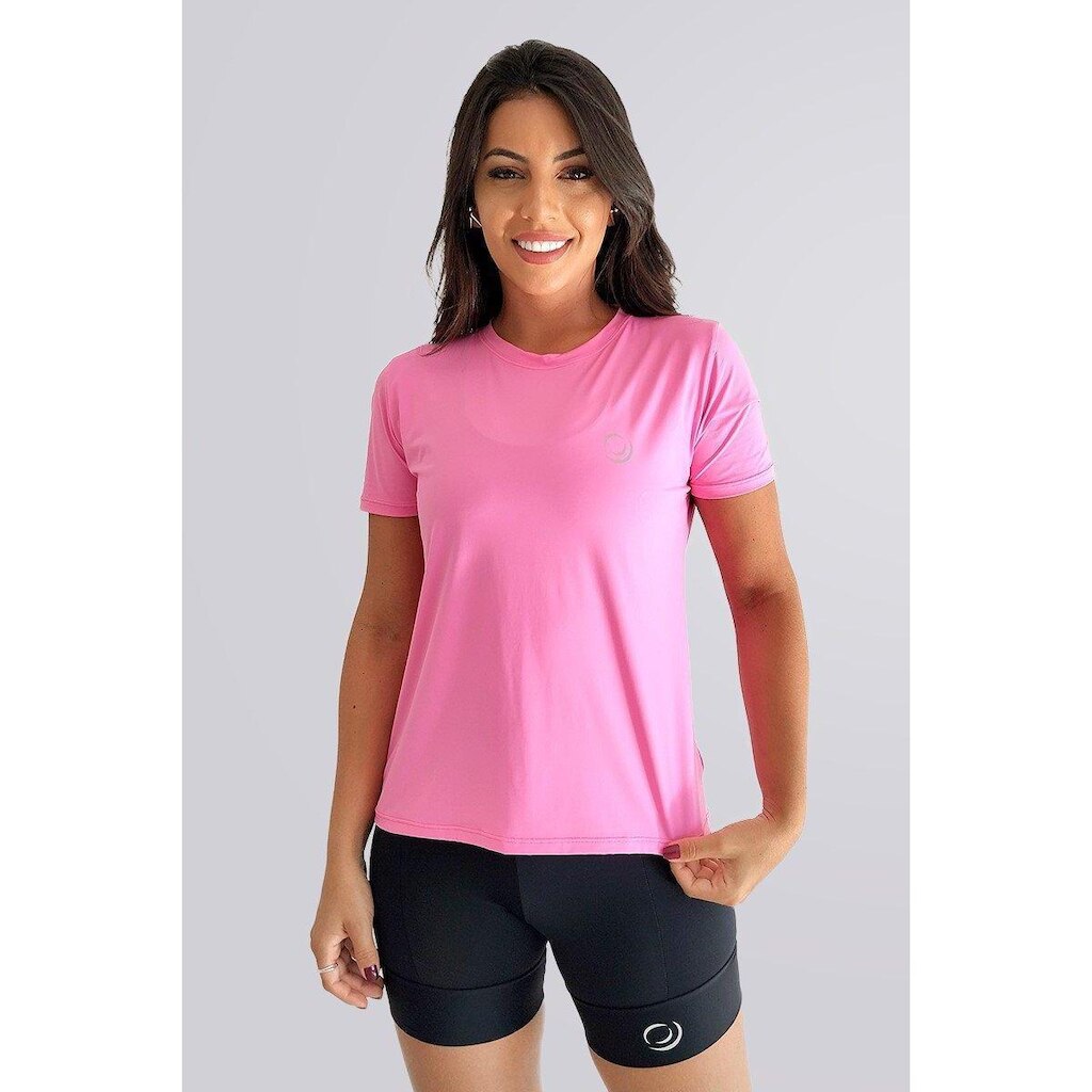 Camiseta Rh Sports Poli Rosa